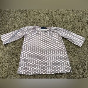Mini Boden Baby Boden Girl’s Floral Top 2-3 years  Purple And White